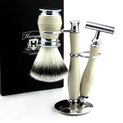 Herren Rasierset Traditional Kit Double Edge Rasierhobel / Synthetik Dachs Pinsel