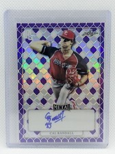 2022 LEAF METAL PERFECT GAME NATIONAL SHOWCASE CAL RANDALL 3/20  PURPLE AUTO