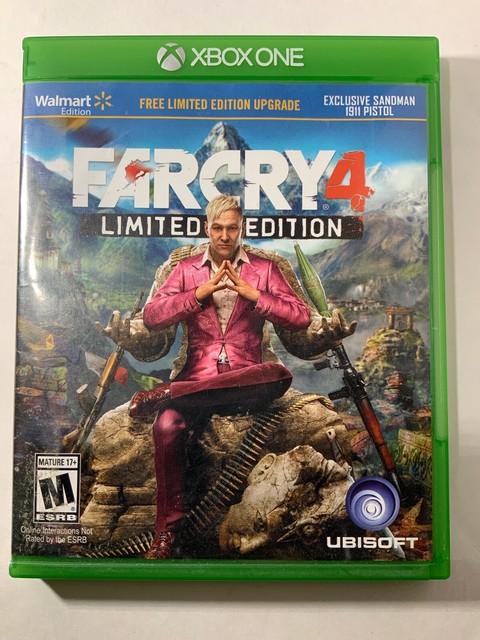 Farcry 4 Microsoft Xbox One Video Game Walmart Limited Edition