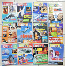 12 numéros SCIENCES ET VIE JUNIOR voir photo années 2001, 2002