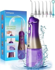 Water Picks for Teeth Cleaning, Oral Irrigator Rechargeable Waterproof Flosser