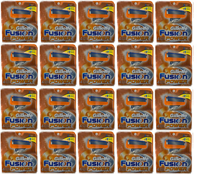 Gillette Fusion Power Refill Razor Blade Cartridges, 8 Ct. (Pack of 10) 