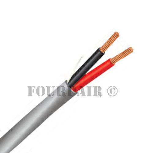 16/2 Security Alarm Wire Cable Stranded Shielded 2 Conductor 16 AWG CL3R 1000ft - Picture 1 of 1