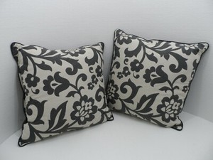 charcoal throw pillows