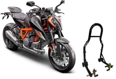 WINNET Cavalletto alza ruota gomma cerchio anteriore moto KTM super Duke 1290 1390 r GT