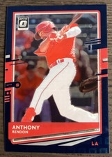 2020 Panini Donruss Optic Anthony Rendon #155 FOTL Pandora Blue /99 #2461