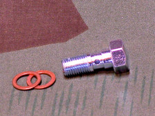 Panhead, Shovelhead Rear Brake Cylinder Banjo Bolt. 58 - 72. USA Made