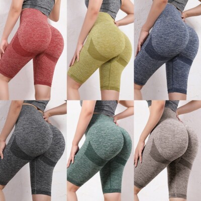 Produktbild von ZWJYNOUEU Scrunch Butt Lifting Nahtlose Shorts Für Damen