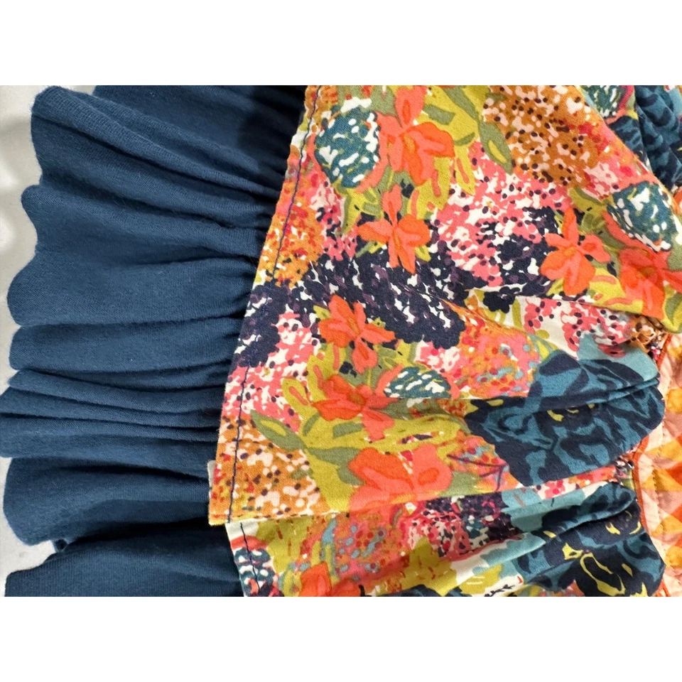 Persnickety 荷叶裙女孩尺寸 18 个月花卉多彩分层可爱 — 第 2/3 张图片