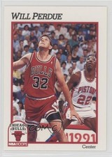 1991-92 NBA Hoops Will Perdue #345 xk1