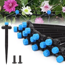 Drippers for Drip Irrigation,15 pcs Quick Connect Drip Emitters for 1/4" Drip...