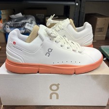 On Men  s The Roger Advantage, White Canyon Textile Sneakers, Size 8.5 New In Box