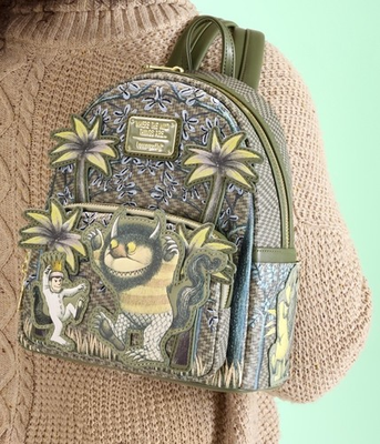 #ad #ad Loungefly Where the Wild Things Are Max Crown Trees Forest Book Mini Backpack $123.45
