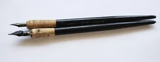 Two Vintage Calligraphy Dip Pens:  Eagle Pencil Co. ..