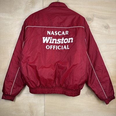 Vintage NASCAR Winston Official Holland Speedway Racing Swingster Jacket USA XL