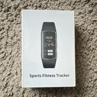 Sports Fitness Tracker Watch Heart Rate Pedometer Black iOS/Android