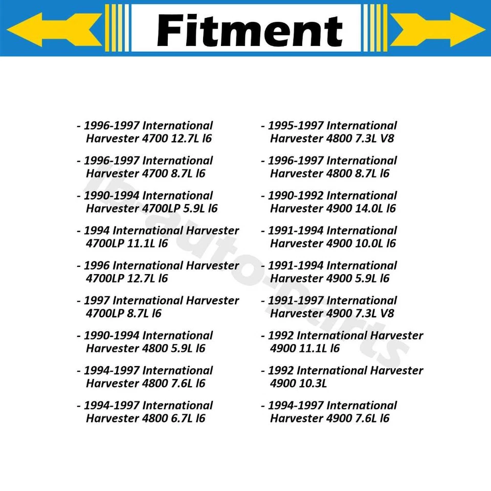 Manguera de freno delantera Dorman 2x para International Harvester 4700 1991-1995 14,6 L Foto 3 de 4