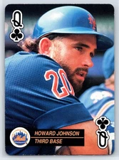 1992 U.S. Playing Card Co. Baseball Aces Howard Johnson Queen Of Clubs