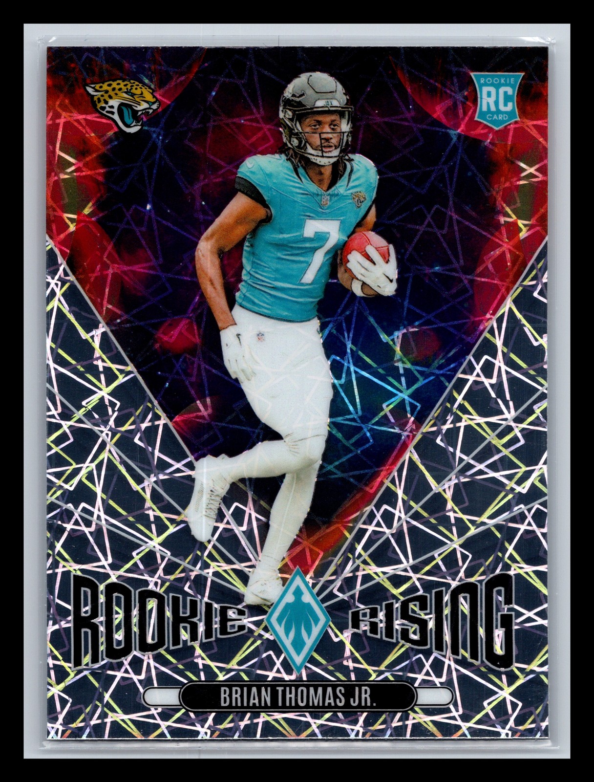 Brian Thomas Jr. Jaguars 2024 Panini Phoenix - Rookie Rising Lazer #RR-BTJ