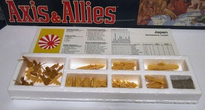 Axis & Allies 1942 Japan Japanese Replacement Parts Lot Game Pieces Free Ship
