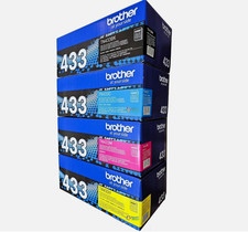 Brother TN433 High Yield Black  Multicolor Cartridge Set - 4 Piece