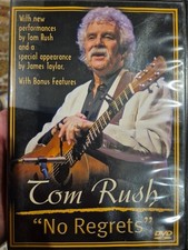 TOM RUSH NO REGRETS DVD 50TH ANNIVERSARY BOSTON PERFORMANCE 2012 JAMES TAYLOR
