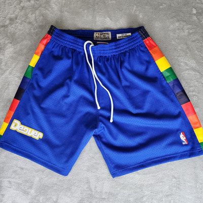 Mitchell & Ness NBA Denver Nuggets Hardwood Classics Retro Shorts Blue