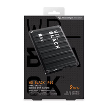 Western Digital BLACK P10 2TB External USB 3.2 Gen 1 Portable Hard Drive - NEW