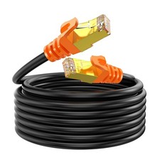 Cat 7 Ethernet Cable 75 FT, High Speed Internet LAN Cable, Outdoor Indoor, Sh...
