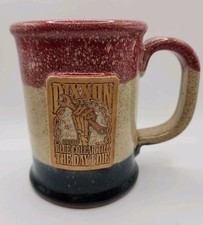 Taza de cerámica de gres Sunset Hill Dixxon MMXIII CUELLO AZUL HASTA EL DÍA QUE MUERA