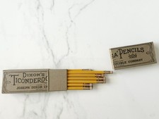 Early Dixon Ticonderoga Vintage Pencils