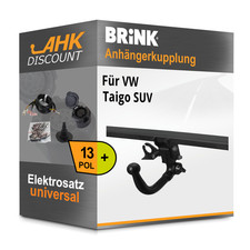 Für VW Taigo SUV 21 - jetzt BRINK Anhängekupplung abnehmbar + 13polig E-Satz NEU