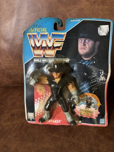 Vintage 1992 WWF Hasbro The Undertaker Action Figu...