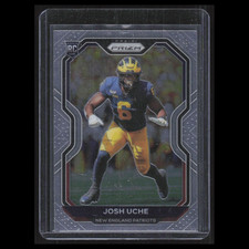 Josh Uche Rookie #369 2020 Panini Prizm New England Patriots Football Card NFL. rookie card picture