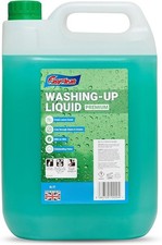 Washing Up Liquid 5L Refill Fresh Lemon Fragrance Non Bio & Skin Sensitive 2.65 per litre