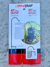 DynaTrap 42" Adjustable Shepherd's Hook Hanger for Outdoor Insect Trap Black: