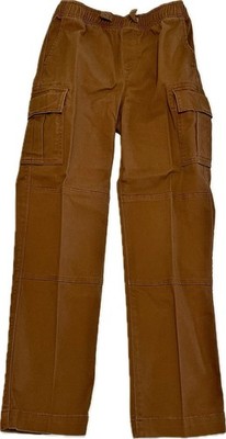Land s End Rust Brown Cargo Pants Size 10-12 EUC