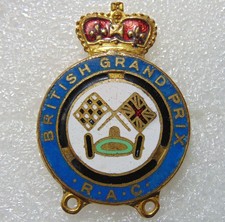 Royal Automobile Club / RAC British Grand Prix Enamel Pin Badge