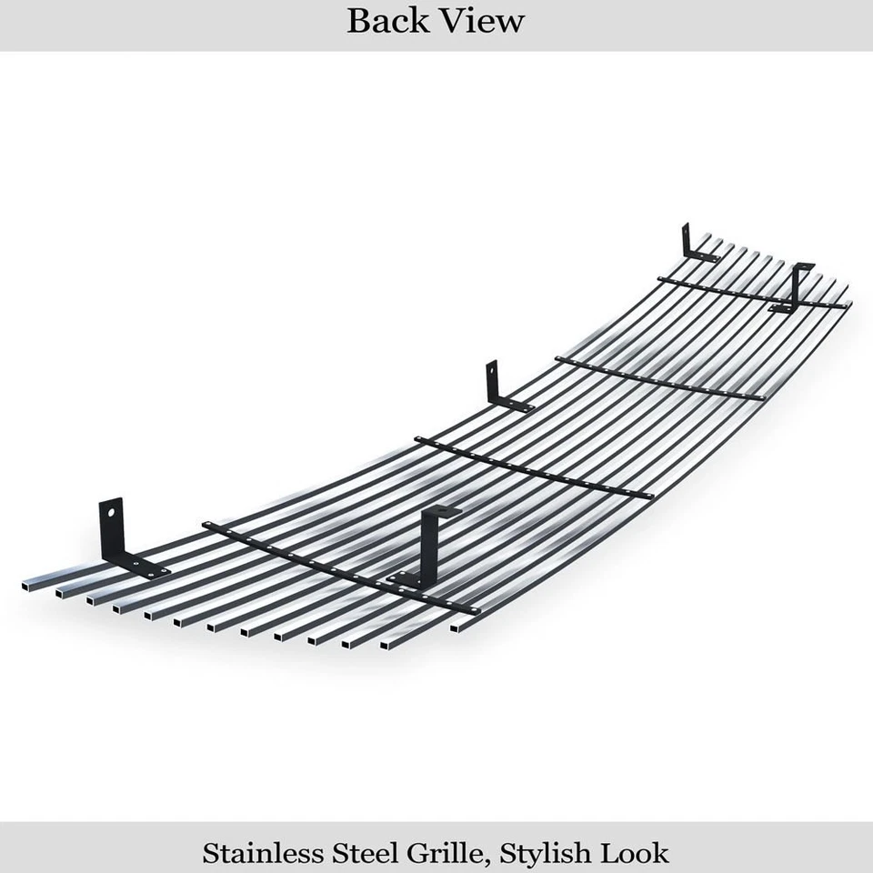 For Ford E-150 Econoline 92-07 Main Grille 1-Pc Chrome Polished 8x6 mm Foto 4 de 4