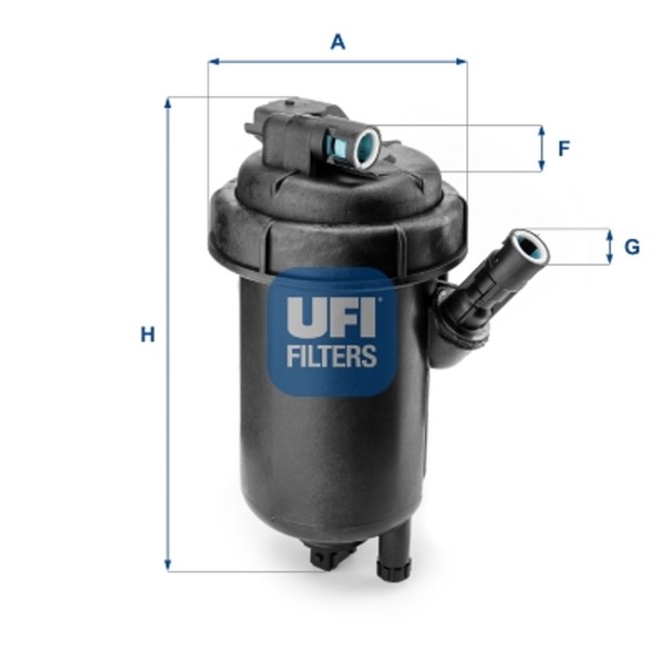 UFI Kraftstofffilter 55.120.00 Filtereinsatz FüR Saab Opel YS3F Vectra Z03 CC-image