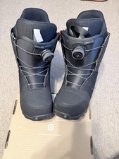 Burton Highline BOA Snowboard Boots Mens 10 Black Imprint 1 Insulated Warm