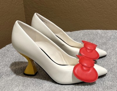 HELLO KITTY X KATY PERRY COLLECTIONS SANRIO BOW HEEL PUMPS HIGH HEELS SHOES 8