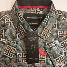 American Breed Mens Stretch Modal Geometric B...