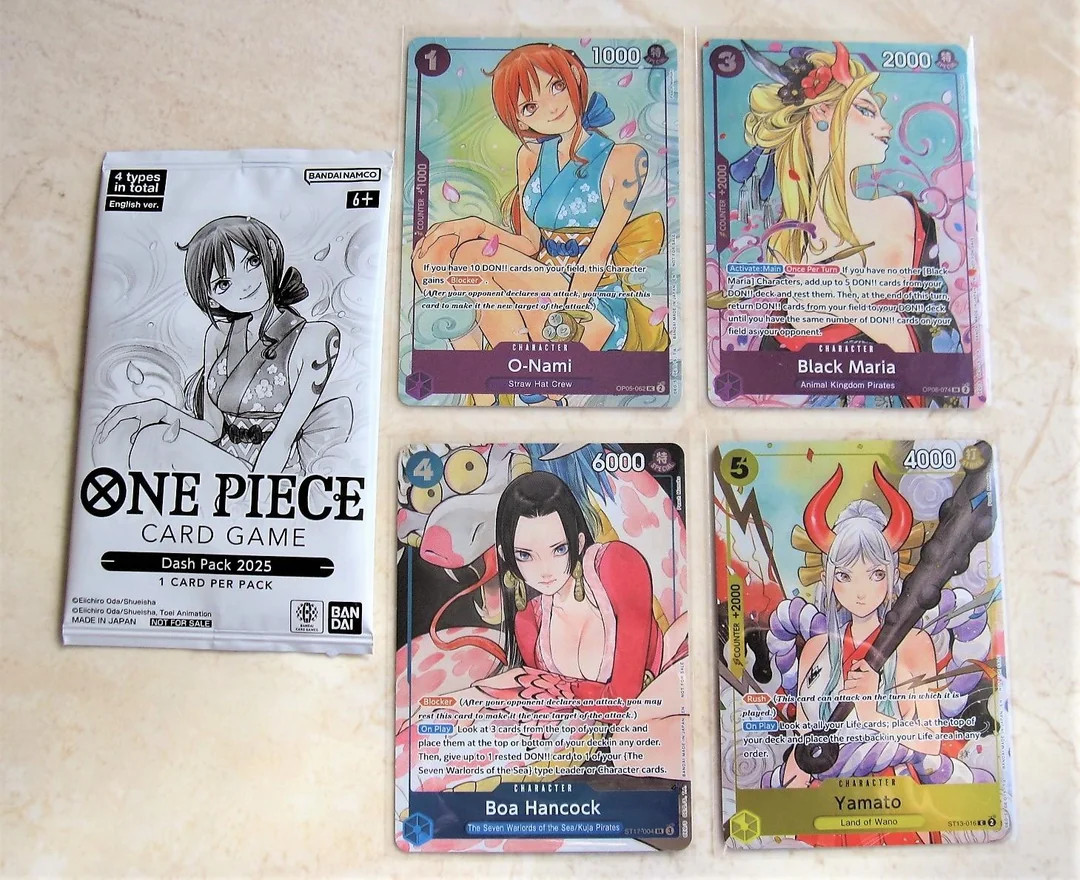 ONE PIECE Dash Pack 2025 Sellado Promo Pack Inglés TCG Juego de Cartas Coleccionables