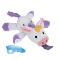 Nuby - Snuggleez Pacifinder With Silicone Pacifier, Unicorn