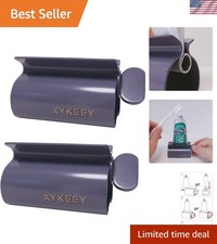 Toothpaste Tube Squeezer - Set of 2 Toothpaste Squeezer Rollers, Metal Toothp...