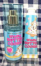 2 Piece ALL NEW Warm Butter Cookie Mist Hand Cream TRAVEL Set Bath  Body Works