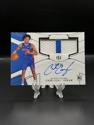 Cade Cunningham 2021-22 National Treasures RPA RC Rookie Patch Auto /99 Dual SSP