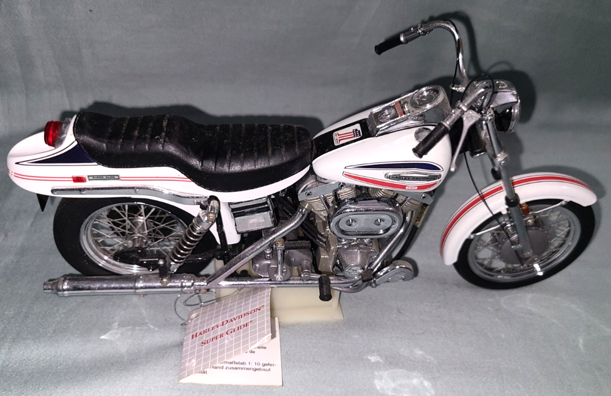 Franklin Mint Precision Models 1:10 Harley Davidson 1971 Super