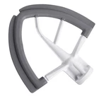 Silicone+Alloy Edge Beater Paddle For Kitchenaid Bowl-lift Stand Mixer 6 Quart b